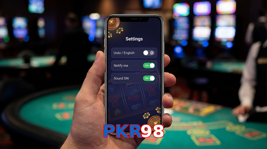 Game list for PKR98 app section