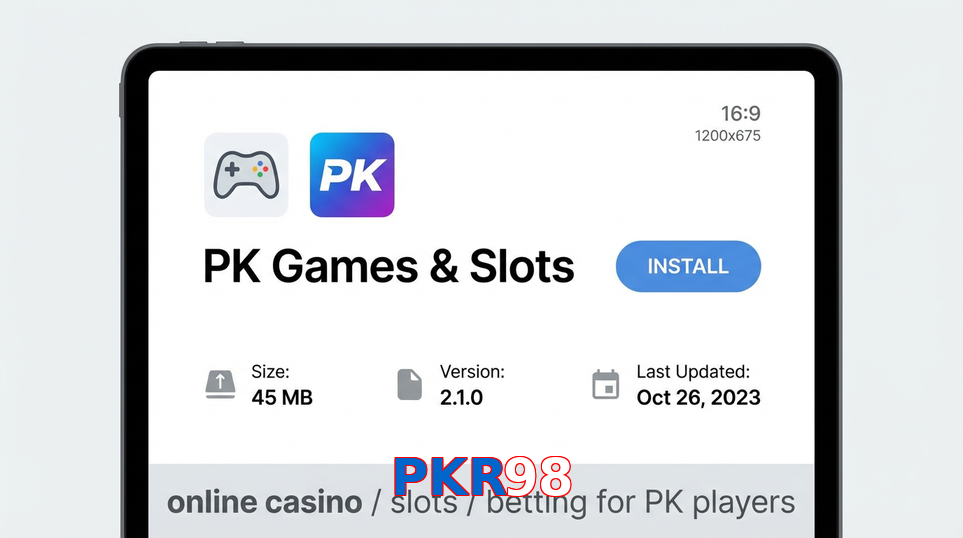 Game list for PKR98 gameapk section